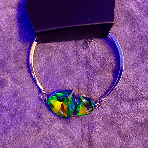 3PCS Green Set: Necklace, Bracelet & Earrings *New* - Picture 12 of 17